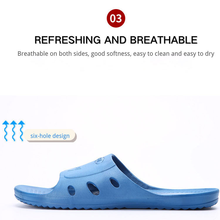 LN-1577101B क्लीन रूम एंटी-स्टैटिक स्लीपर क्लीनरूम पीवीसी नॉन-स्लिप चप्पल