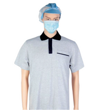 एलएन-1560108 धोने योग्य एंटी-स्टेटिक ईएसडी पोलो टी-शर्ट यूनिसेक्स एंटी-स्टेटिक कपड़े