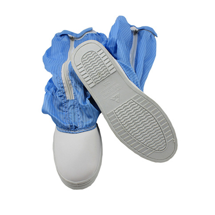 एलएन-1577108 साफ कमरे के लिए धूल के सबूत और विरोधी स्थैतिक जूते उच्च जूते साफ जूते