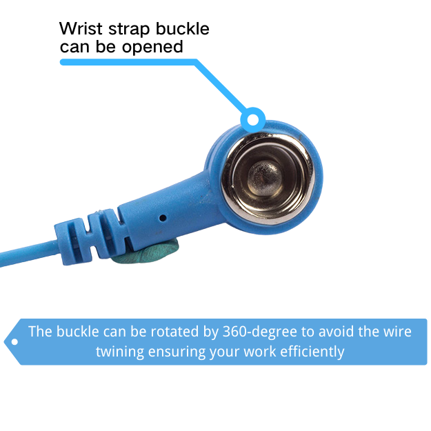 प्रयोगशाला के लिए ESD Antistic कलाई का पट्टा